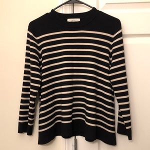 [Mila Owen] Black&Creamy White Stripe Sweater